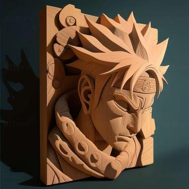 3D model Iruka FROM NARUTO (STL)